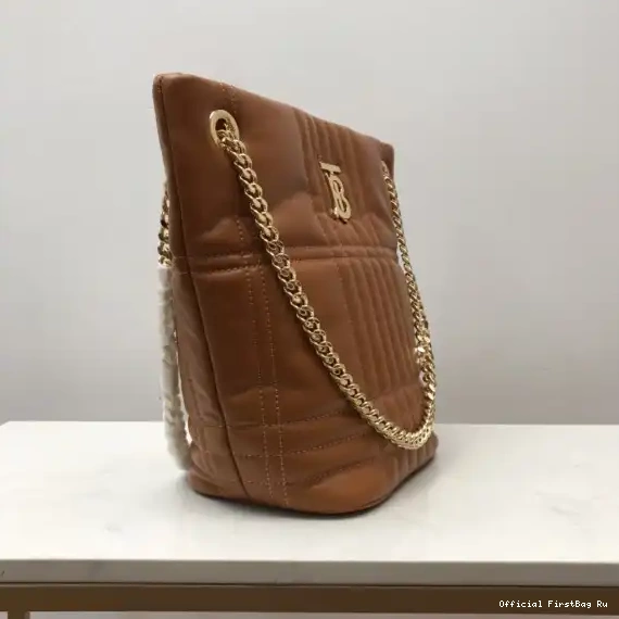Official FirstBag Ru Small Lambskin Bag Bucket BURBERRY Lola Quilted 0510